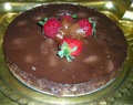 Τούρτα Σοκολάτα με Φράουλες
