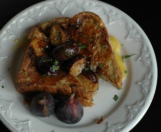 Pan Seared Fig Stuffed French Toast Grilled Cheese and a 3/1 Challange