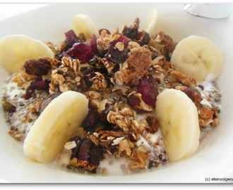Gezond ontbijt met granola