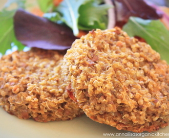 Recipe: Sweet Potato Chickpea Quinoa Burger - Vegan, Gluten-free