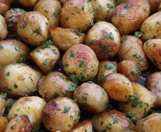 Sütőben sült újkrumpli petrezselyemzölddel
