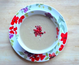 Soup Maker Recipe:  Cream of Aubergine and Butter Bean Soup (Egg Plants)