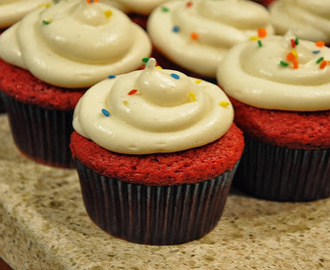 Classic Red Velvet Cupcakes with Cream Cheese Frosting