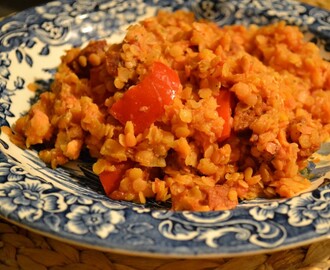 Recept: Spaanse vispot met rode linzen