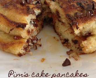 Pim's cake pancakes (Jaffa pancakes)