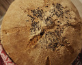 Chleb pszenno- żytni na zakwasie żytnim z mlekiem i sezamem