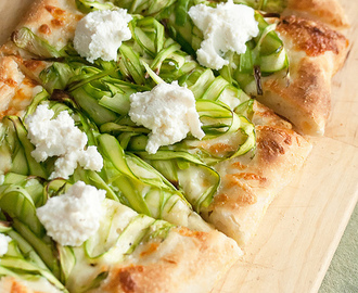 Rites of Spring: Shaved Asparagus Pizza
