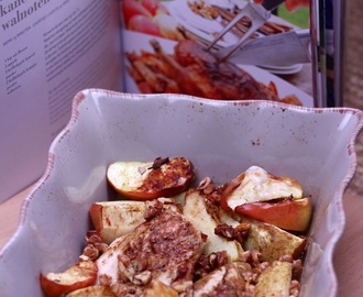 Recept Puur genieten: kip met appels en walnoten