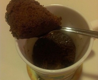 2 minutes Nutella Microwave Mug Cake