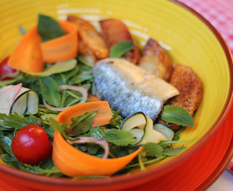Salada de sardinha com batata e um molho especial