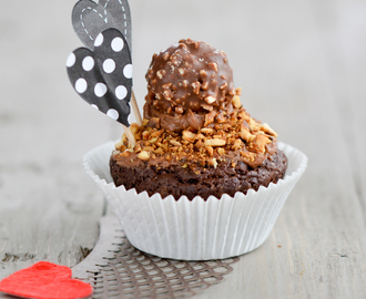 Ferrero Rocher cupcake
