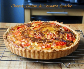 Best Recipe - Cheese Onion and Tomato Quiche