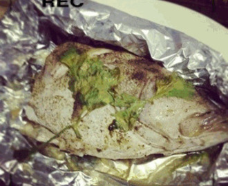 Cooking Steamed Fish with Chinese Celery