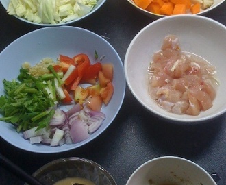 Cooking Mixed Vegetables with Taosi