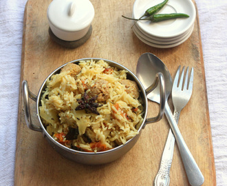 Soya chunks Biryani / Meal Maker Biryani / How to make Soya Biryani / சோயா பிரியாணி