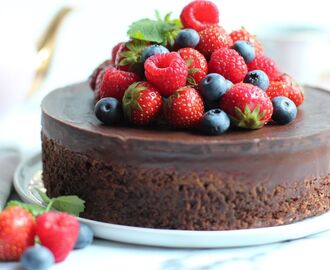 Camillas lyxiga chokladtårta