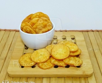 Chips de Provolone na AirFryer