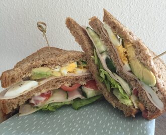 Gezonde club sandwich