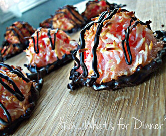 Chocolate Covered Cherry Coconut Macaroons