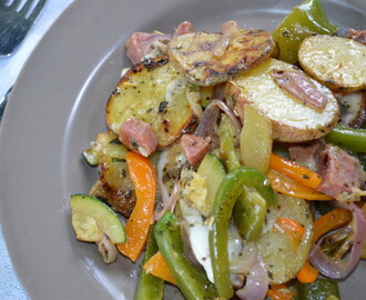 Italiaanse aardappelschotel – alles in één pan