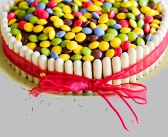 Le Gâteau d’anniversaire aux bonbons chocolatés...