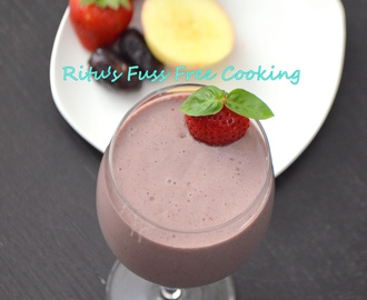 BREAKFAST & SUPER CHARGED SMOOTHIE :BERRY COOL SMOOTHIE
