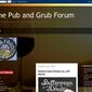 The Pub and Grub Forum