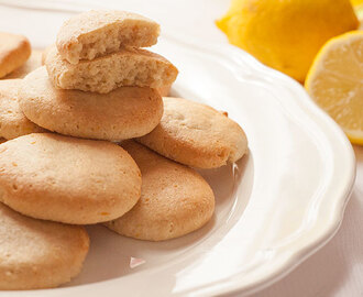 Lemon (No) Sugar Cookies (Gluten Free + Vegan)