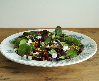 Healthy monday: salade van linzen en rode biet