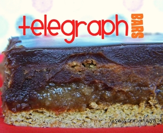 Telegraph Bars {Lunchroom Bars, O'Henry Bars, and possibly my favorite, Gackle Bars}