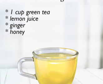2Lemon and ginger tea Recipe : –