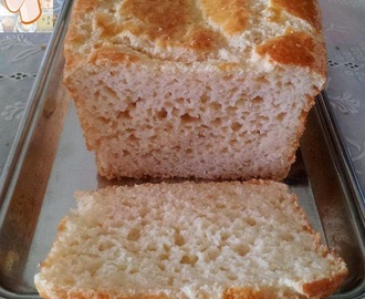 Pão com farinha de arroz integral - livre de glúten e leite