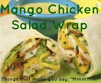 Mango Chicken Salad Wraps