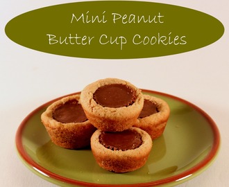 Mini Peanut Butter Cup Cookies {Recipe}