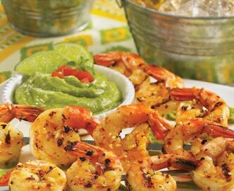 Grilled Shrimp with Avocado Butter and 200 Easy Mexican Recipe Cookbook Giveaway