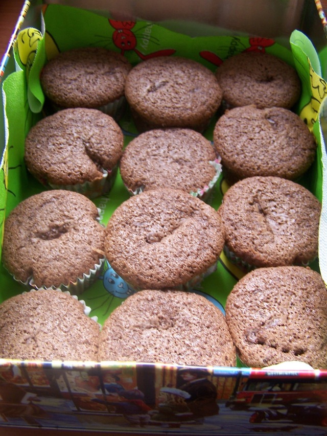 Gluténmentes nutellás muffin
