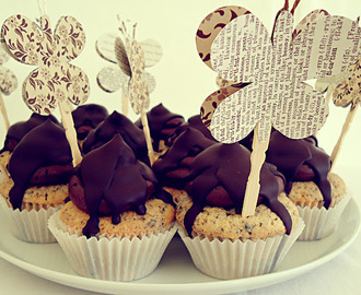 Oreo Cupcakes mit Nougat-Schoko-Tuff