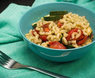 Recept: Macaroni met courgette en tomaat