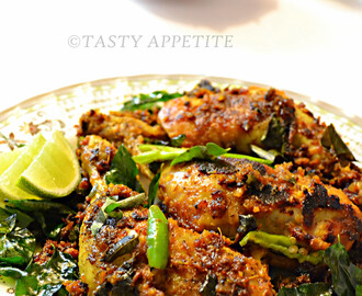 Kerala Style Chicken Roast / Spicy Pepper Chicken Fry / Nadan Chicken Roast / Step-by-Step Recipe: