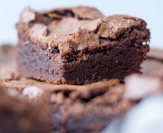 Lekkere fudgy chocolade brownies