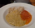 Rice, dhal and tomato chokka