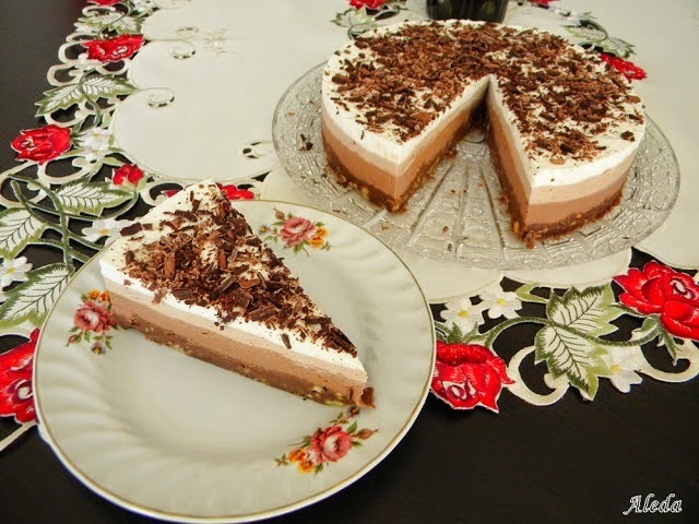 Csokis torta( sütés nélkül)