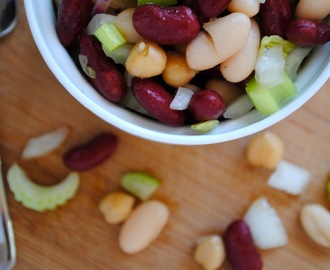 5 Minute Three Bean Salad For Memorial Day