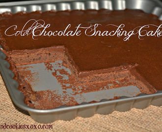 COLD CHOCOLATE SNACKING CAKE