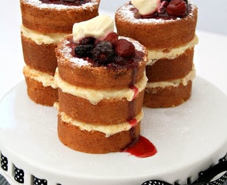 Mini Very Berry Victoria Sponge cake