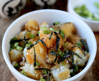 Easy Cheesy Potatoes with Soy Sauce