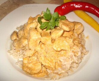Curry z kurczaka z mleczkiem kokosowym