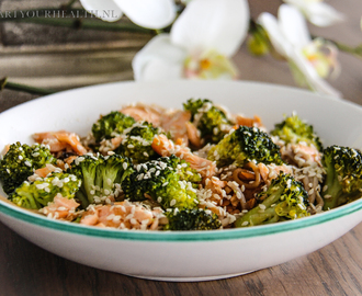 Oosters zalm broccoli recept