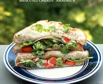Broccoli Carrot Sandwich
