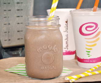 Jamba Juice Peanut Butter Moo'd Smoothie: Homemade and the Best!